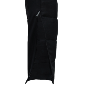 Detailansicht Wadenkühler SX3 mit Reißverschluss von E.COOLINE in Farbe schwarz