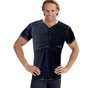 Mann trägt kühlendes T-Shirt SX3 von E.COOLINE