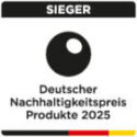 E.COOLINE ist Gewinner des DNP: Sieger-Logo Deutscher Nachhaltigkeitspreis Produkte 2025