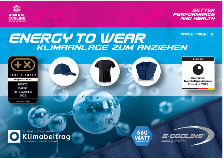 E.COOLINE Produktkatalog ENERGY TO WEAR
