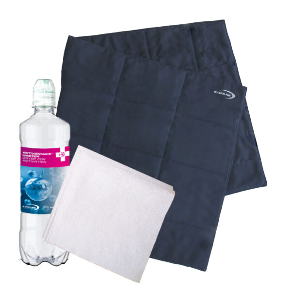 Erster Hitze-Notfall-Koffer der Welt - Kühldecke, Wasserflasche und Papiertücher