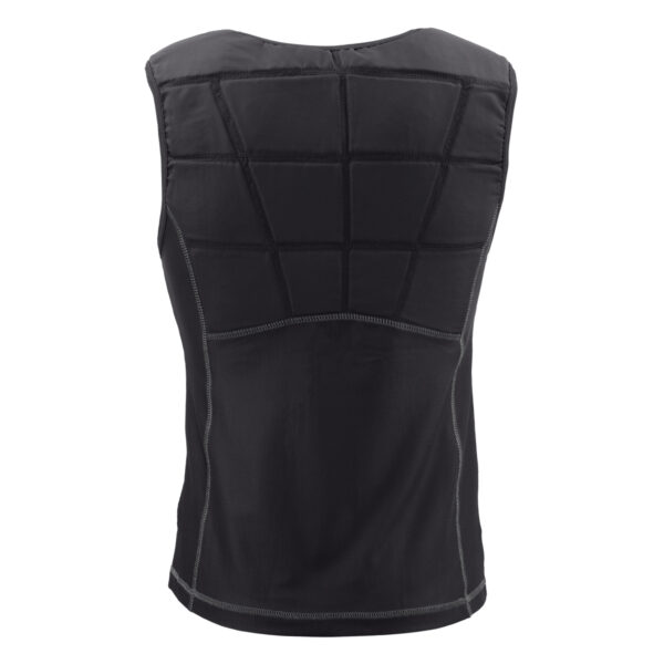 Repower KühlShirtweste mit Absteppungen von E.COOLINE in Farbe schwarz - Medizinprodukt - Rückenansicht
