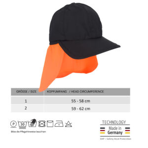 Größentabelle E.COOLINE BasecapPro
