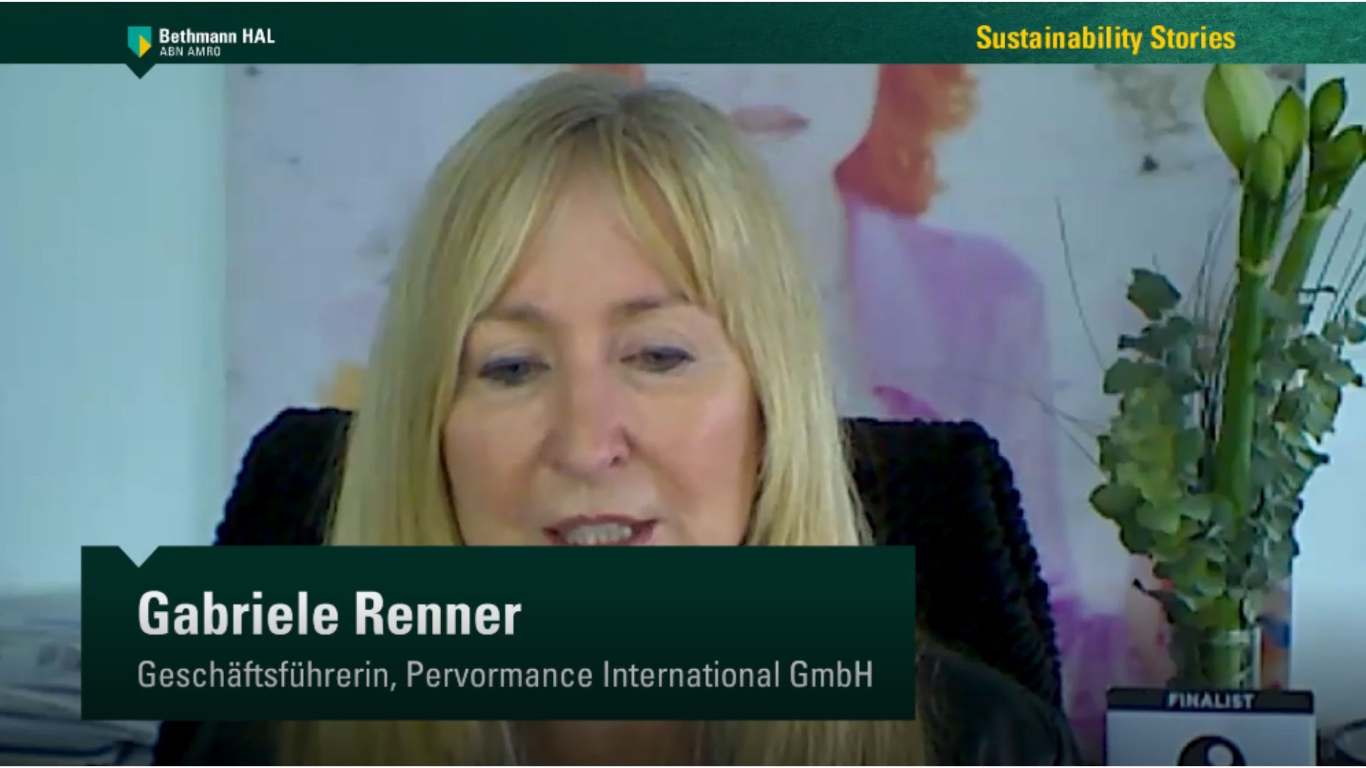 Sustainability Stories im Interview mit Gabriele Renner von ECOOLINE