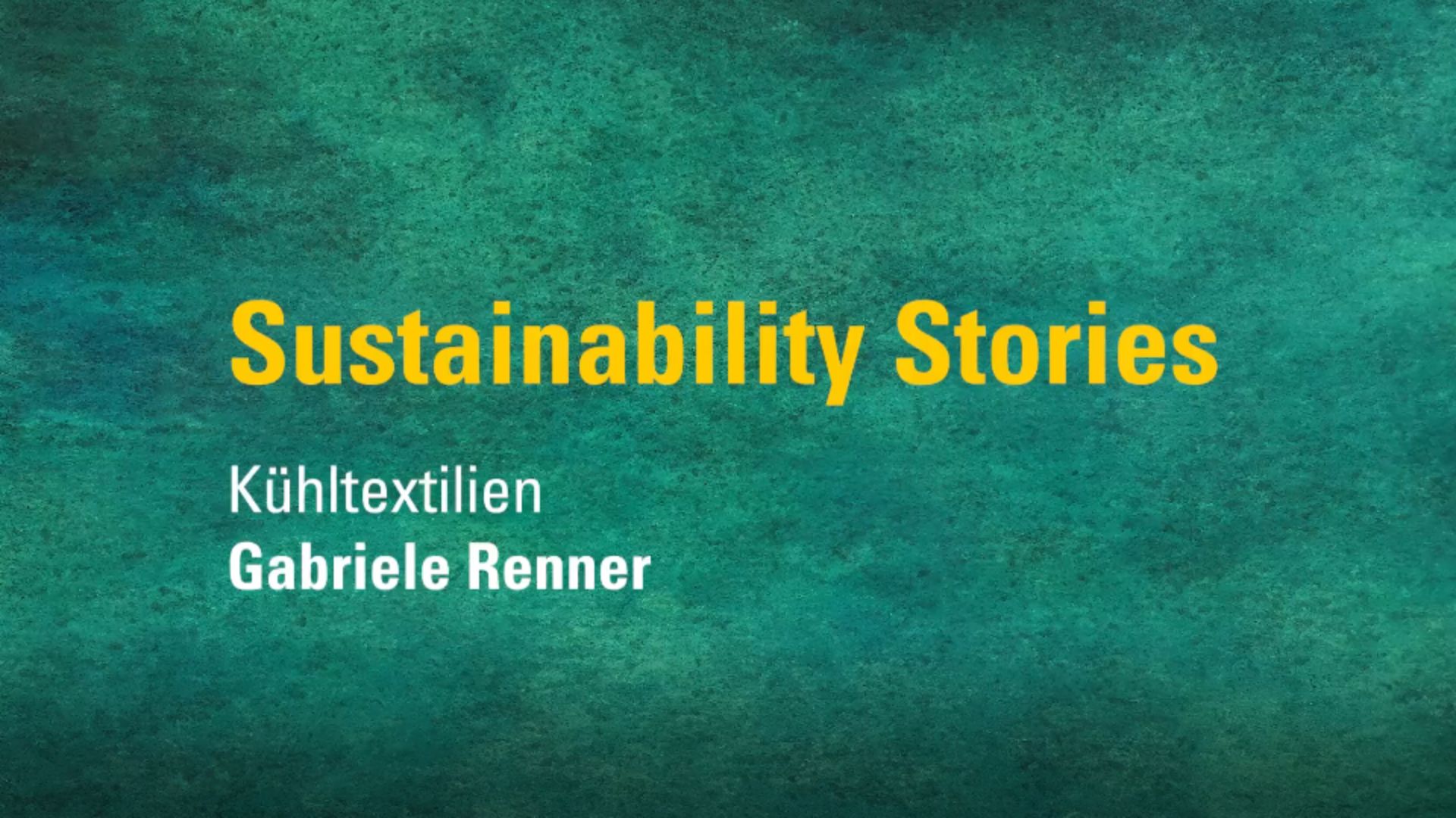 Sustainability Stories mit Gabriele Renner von ECOOLINE