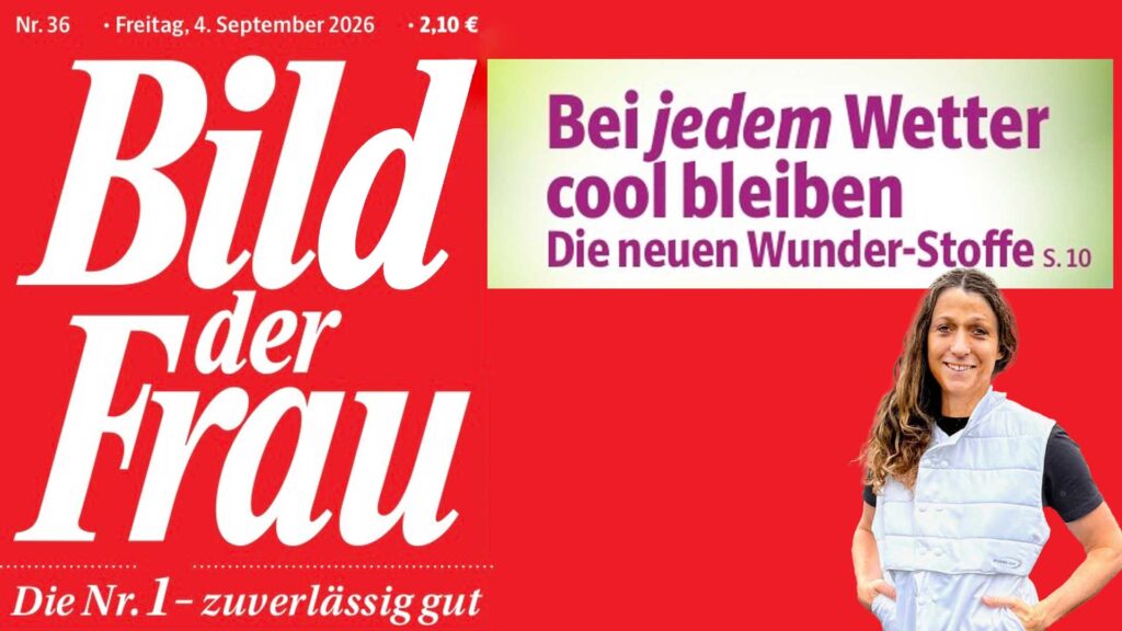 Bild der Frau Ausgabe 36/2026 mit E.COOLINE