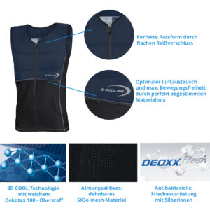 Features von E.COOLINE CoolKids Shirtweste SX3