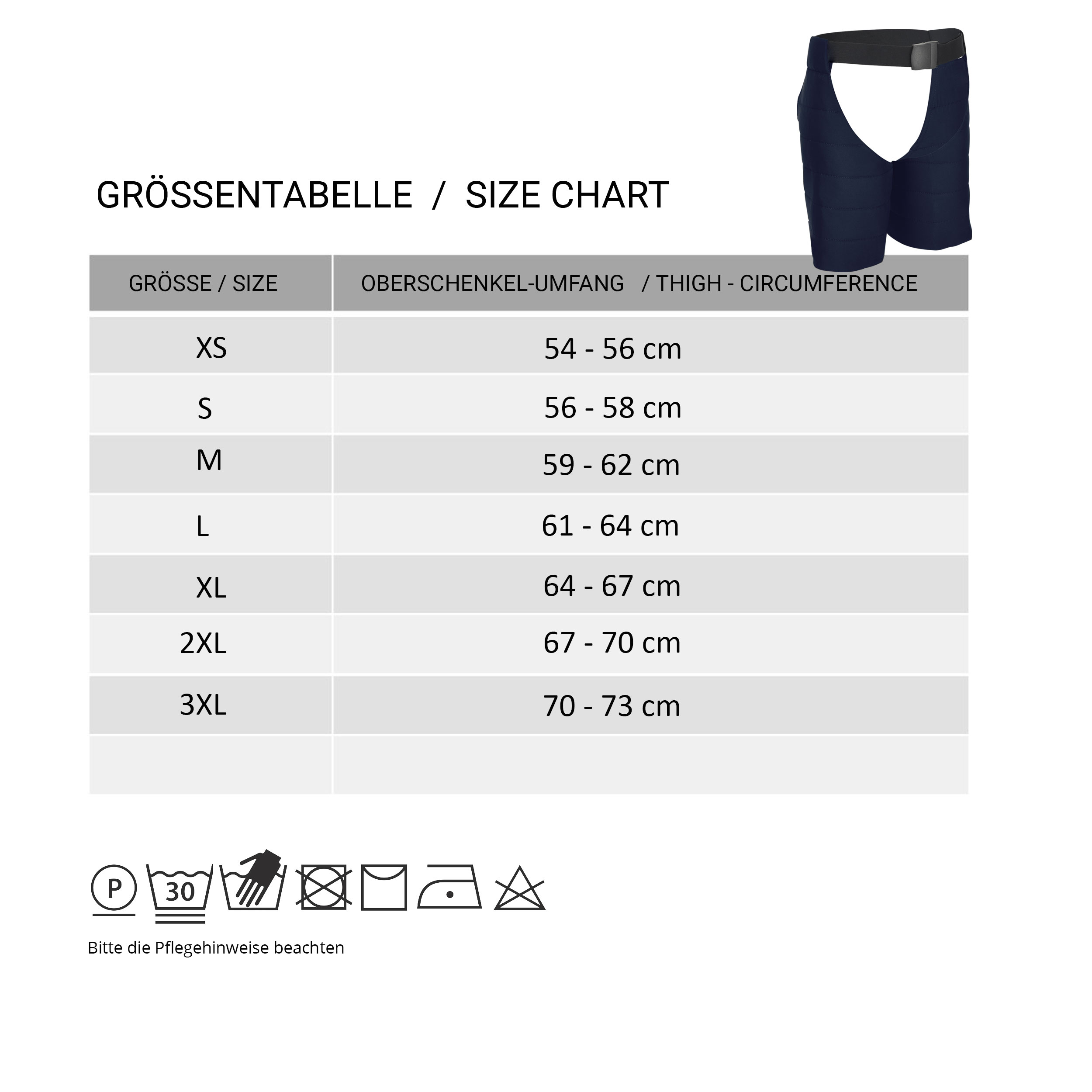 E.COOLINE Powercool SX3 Chaps - 1 Paar mit Gürtel – Bild 7